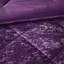 Édredon en velours mauve pour lit double - diamant, lavable à la machine et à la vapeur-120469659-120469662