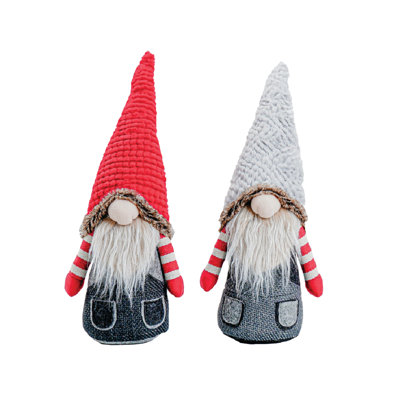 Ensemble de 2 gnomes en denim