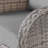5-Piece Outdoor Swivel Glider Chair Set With Cushions, Ottomans And Side Table-615484135