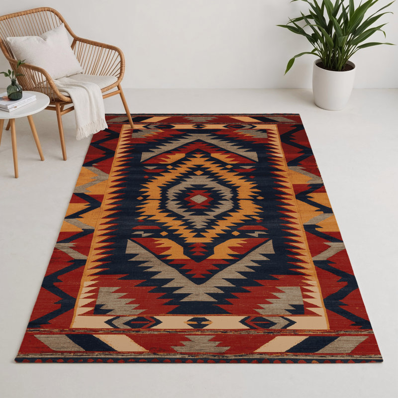 Tapis turc intérieur et extérieur gris, Rectangle 5 pi x 7 pi