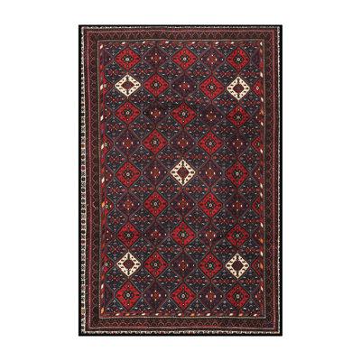 Tapis gris clair/vert clair traditionnel Hohensee
