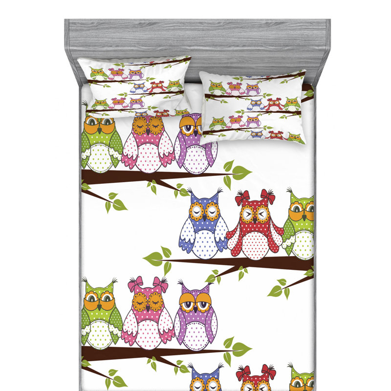 Microfiber Sheet Set, Queen Sheet Set with Fitted Sheet