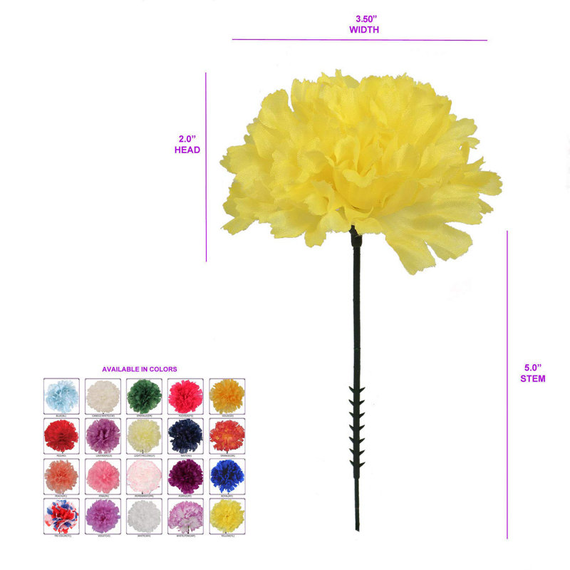 Pot de fleurs en soie, Jaune