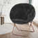 Foldable Saucer Moon Chair Portable Oversized Cozy Accent Chair Living Room