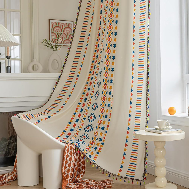 Curtain Panel Pair, 132.08cm Width  x 160.02cm Drop