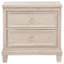 Table de chevet 2 tiroirs Wedner Oak, l 27,5 po x P 17,25 po x H 26,75 po, en bois