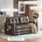Vicennia 64.2 " Faux Leather Sofa Bed