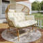 71cm Long Single Chaise with Cushions-1045846645