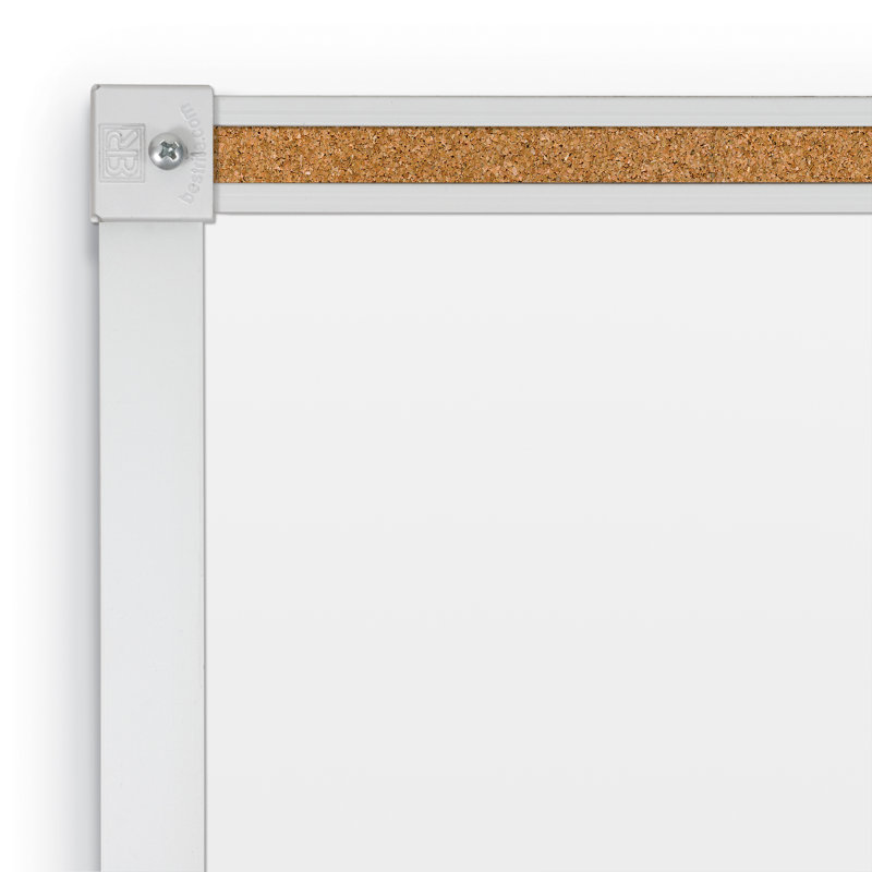 Deluxe MooreCo Yes Porcelain Wall Metal Whiteboard, 36'' x 48'' 