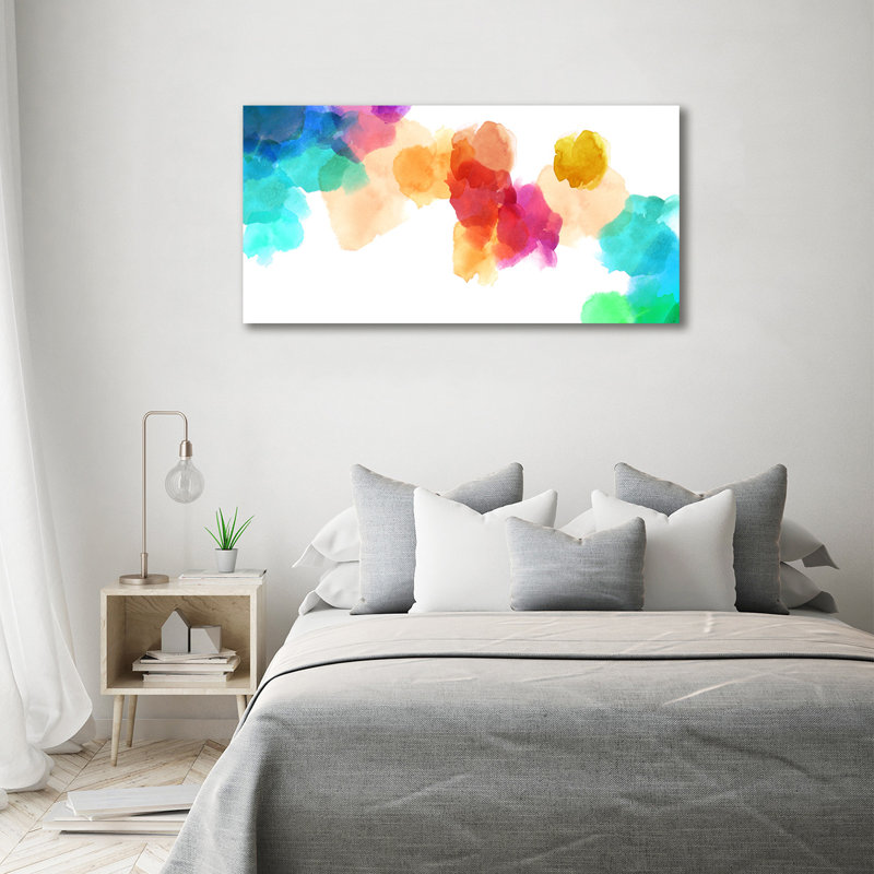 Colorful Spots - No Frame Print on Canvas