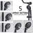 Handshower Shower Head With Handheld Shower System With 8" Rain Shower Head