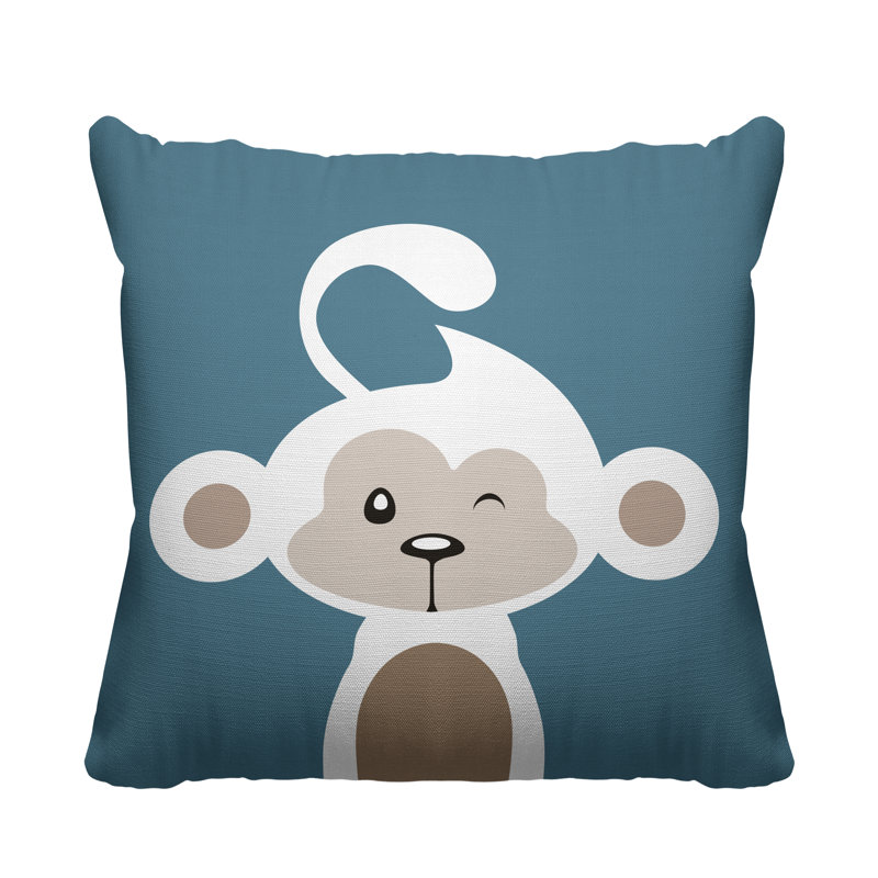 Coussin intérieur Ollie, 15 po x 15 po, Ardoise, Carré