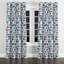 Rideaux Modern Window - rideau à œillets patchwork bleu et rose - 1 panneau-1614491764-1614491766
