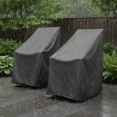Emjay Weatherproof Outdoor Patio Chair Rocker Cover (Qty: 2)