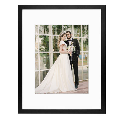 Cadre photo simple en bois mat Dreketi