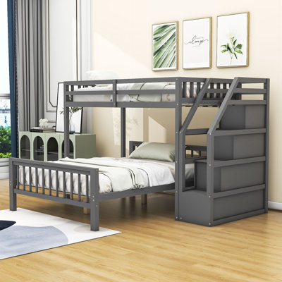 Demler Kids Twin Over Full Bunk Bed