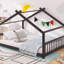 Lit en bois House Bed (Lit)-691262439-691262438