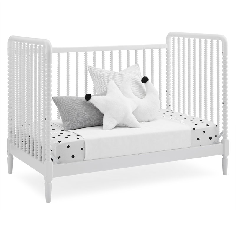 Saint 4-in-1 Convertible Crib, Crib, Bianca White