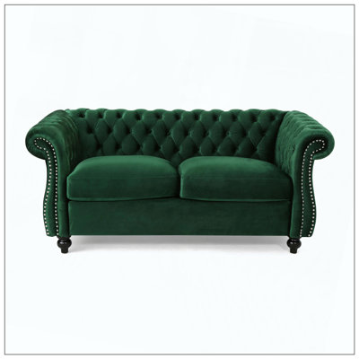 Loveseat Sofa Modern Compact Seating For Living Room Bedroom With Comfortable Cushions And Sturdy Frame