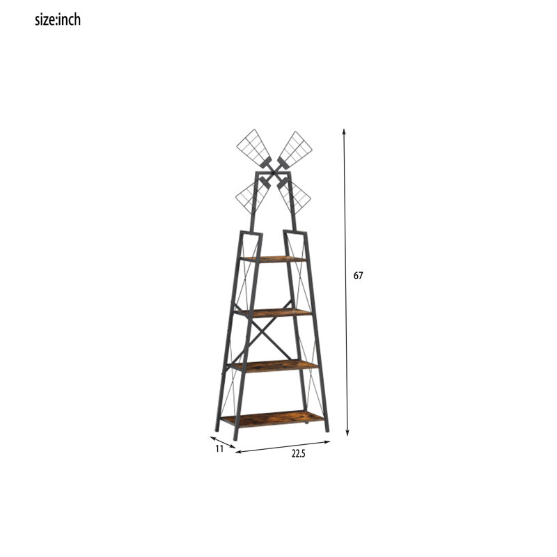 Teray Etagere Bookcase