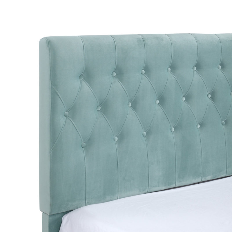 Très grand lit tapissier Blue Cal