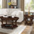 42" Oval Coffee Table, Solid Wood For Living Room, Open Shelf Storage, Scratch-, Easy To Put Together, Cherry Finish, Ample Storage Space, Assembly