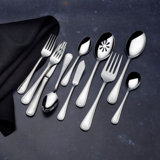 Mikasa Clarissa 65 Piece Flatware Set With Serving Utensils, Service For 12, 18/10 Stainless Steel