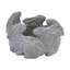 Pot à fleurs 10x8x6.5 "5 Bunny Cement
