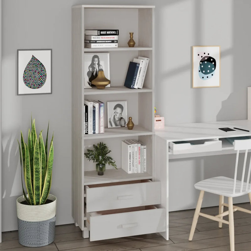 Haniya 60cm Solid Wood Sideboard, White
