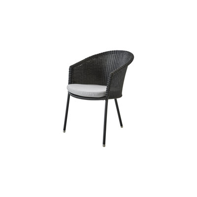 Trinity Wicker Patio Dining Armchair with Cushion