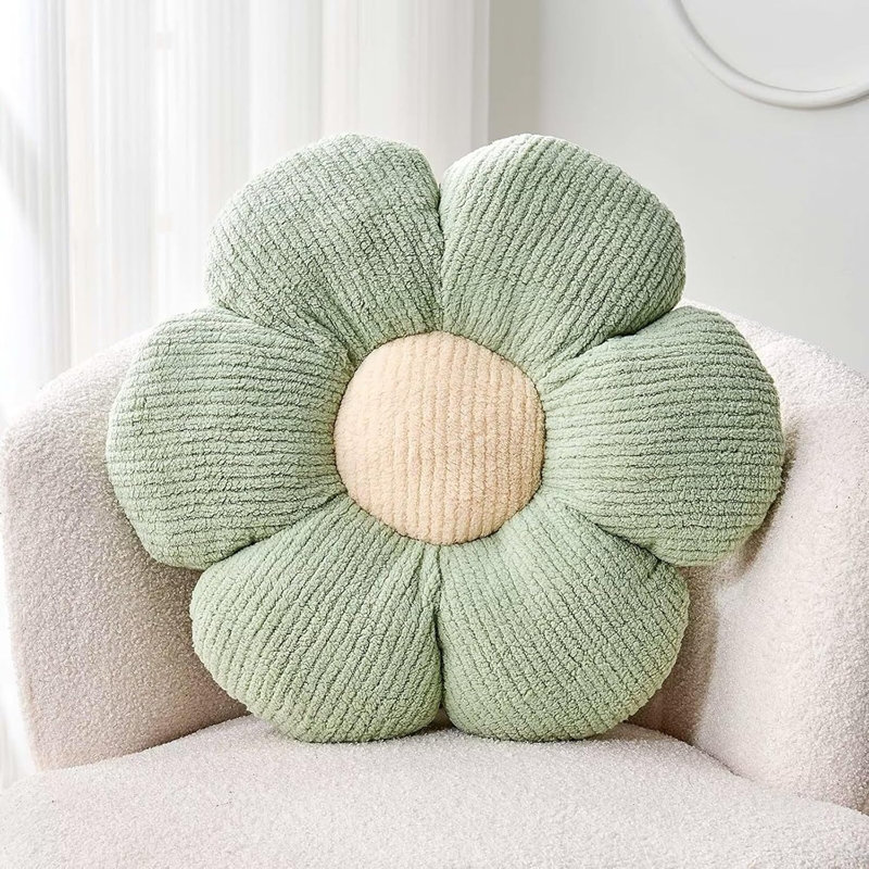 Coussin Sage Green Flower