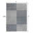 Kentarius Minimalist Striped Plaid Machine-Washable Dark Gray/Cream Rug-2011607645