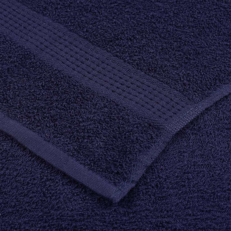Semyon 100% Cotton Fingertip Towel, Navy blue