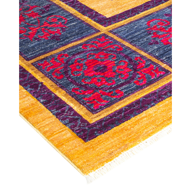 Hilliary One-of-a-Kind 8' 10" X 11' 10" Hand Knotted Area Rug