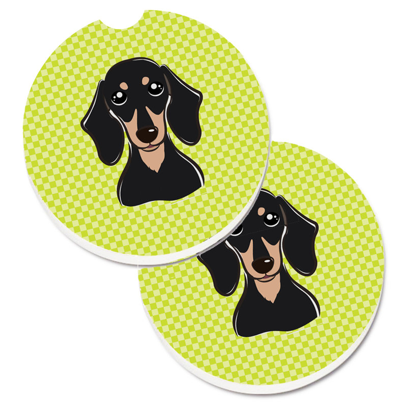 Sous-verre Retriever, Vert lime, Teckel