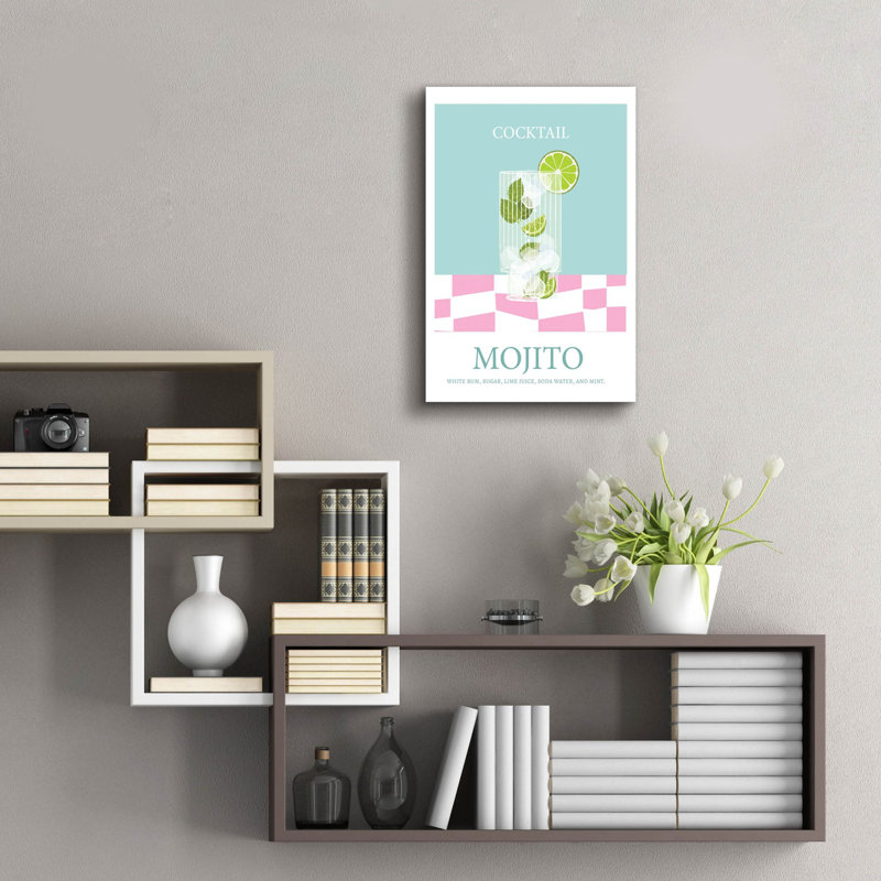  «Mojito Drink» par l'Arctique, cadre mural en verre acrylique, 16 po x 24 po, H 24 po x l 16 po