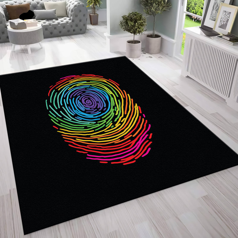 Exquisite With Pile Soft Printed Rug Featuring Intricate Floral Design and Vibrant Colors Ideal for Enhancing the Beauty of Your Living Space
