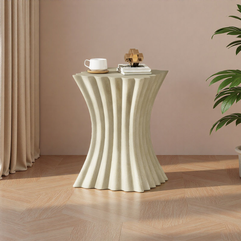 MGO Archaistic Wavy Side Table