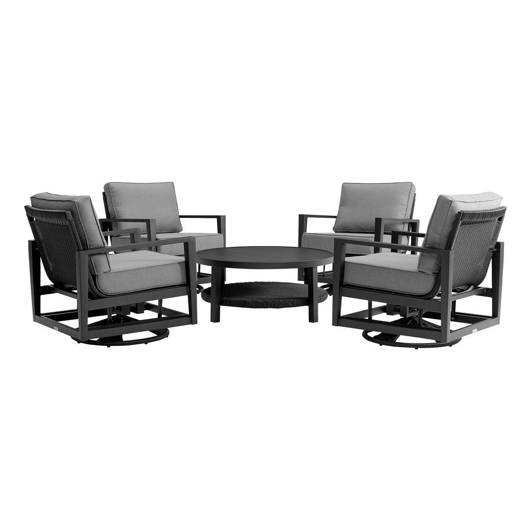 Cheilon 4 - Person Patio Conversation Sets with Cushions Wade Logan®