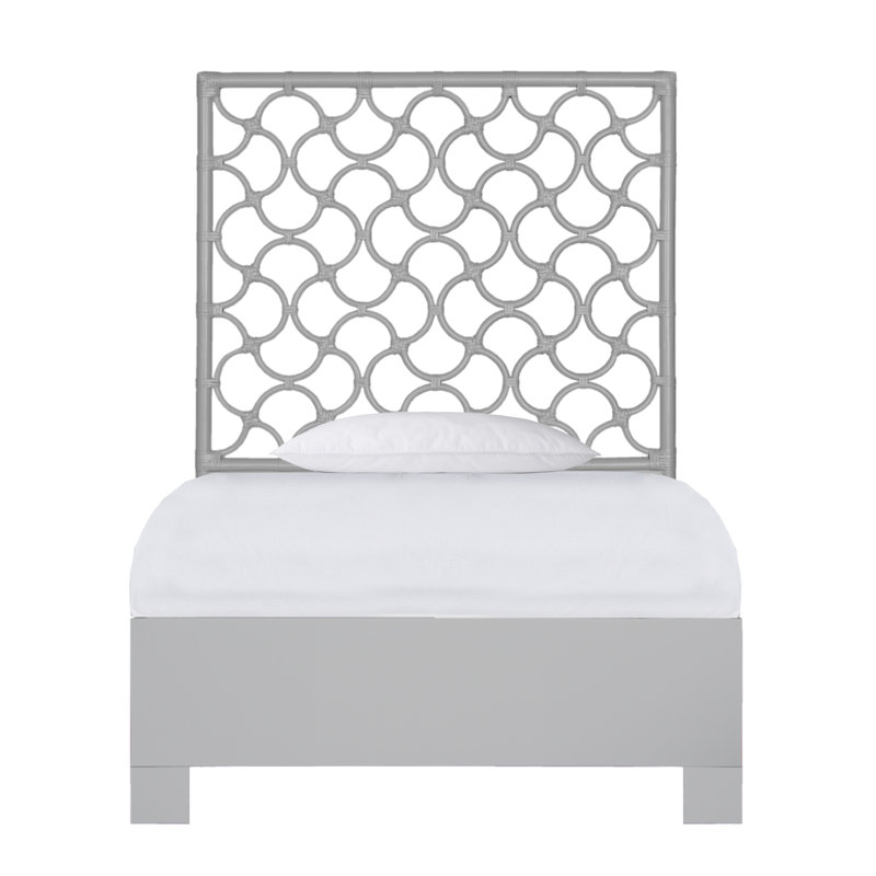 Mar Standard Bed, Light Gray, Extra-long Twin