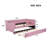 Twin Size Upholstered Daybed with Ergonomic Design Backrest and Trundle-1136942628