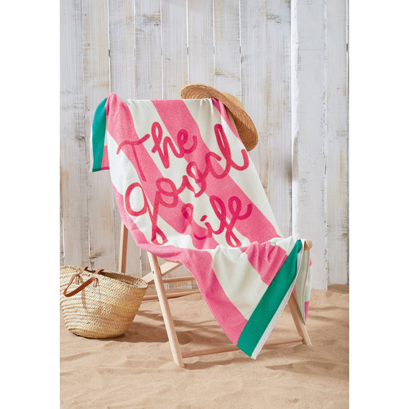 The Good Life Beach Towel Single