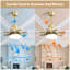 Ventilateur de plafond 66 pouces à profil bas en ABS avec lumières à intensité variable et moteur à courant continu réversible silencieux à 6 vitesses pour l'intérieur-335519474-335519472