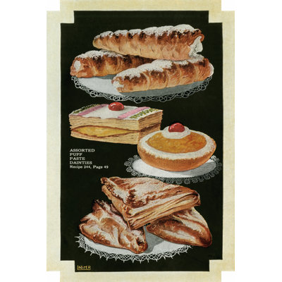 French Pastries II - Wrapped Canvas Print