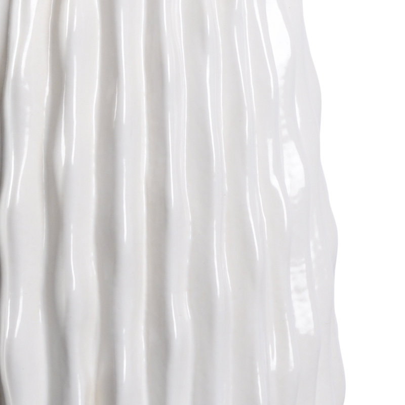 Larry Laslo Table Lamp, White Glaze