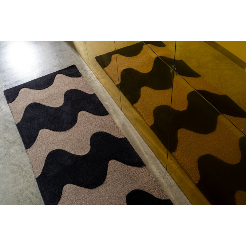 Lokki Black | 133905, Black, Runner 2' x 8'