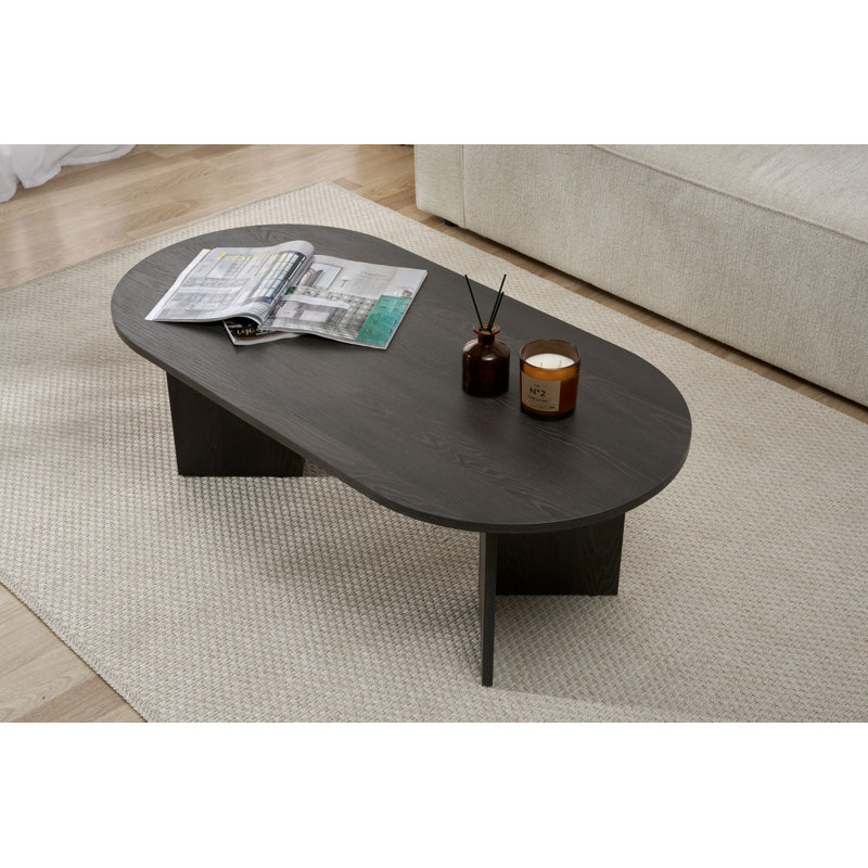 Tawnjai Coffee Table, 40cm. H x 119cm. L x 60cm. W, Lumiere Black
