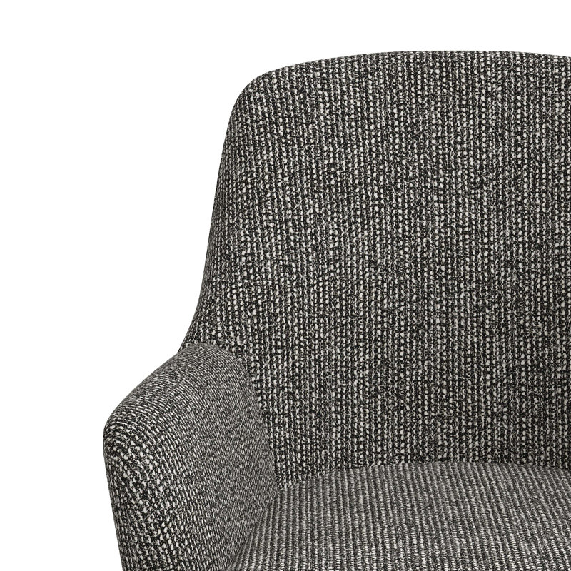 Wiese Task Chair, Polyester, Solitude Pepper Chenille