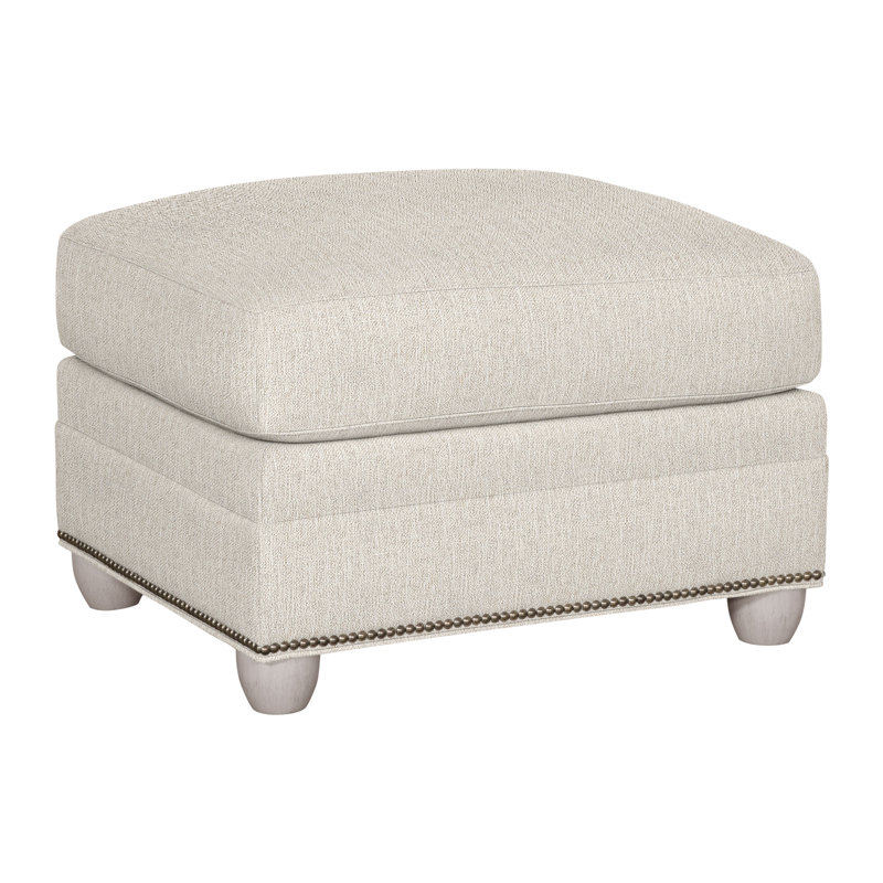 Fairgrove Upholstered Ottoman, Dove Gray, Instant Parchment, Yes