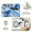 1PC Abstract Blue and White Brushstroke Textured area rugs for Living Room, Soft and Comfortable, Suitable for all seasons, easy-to-maintain, machine washable Indoor floor mat, Under Table Farmhouse suitable for dining room-50284667
